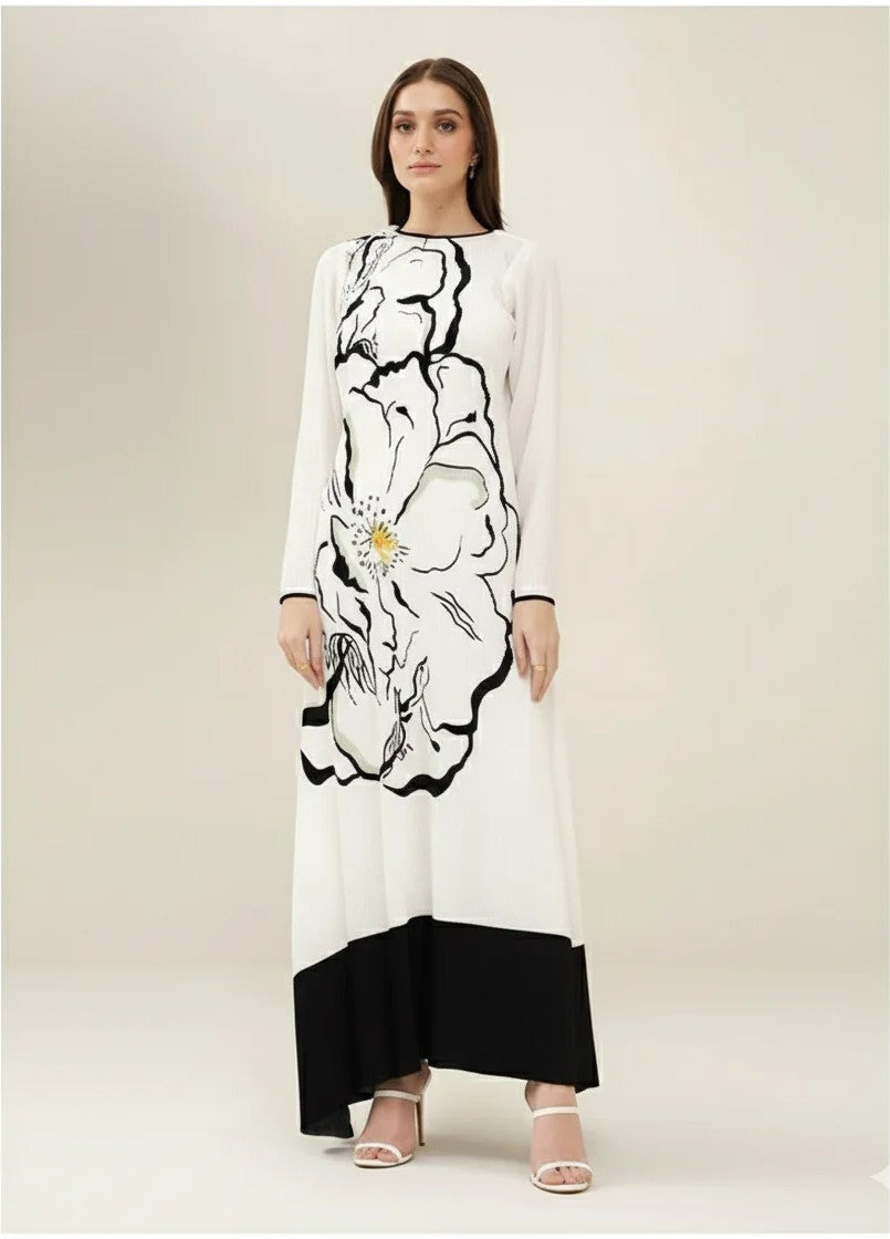 Digital Printed Shamoz Silk-2PC