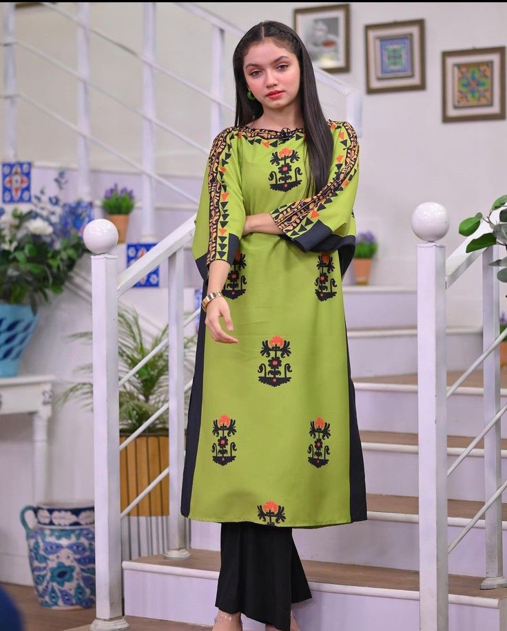 Aina asif stylish dress, green two-piece suit