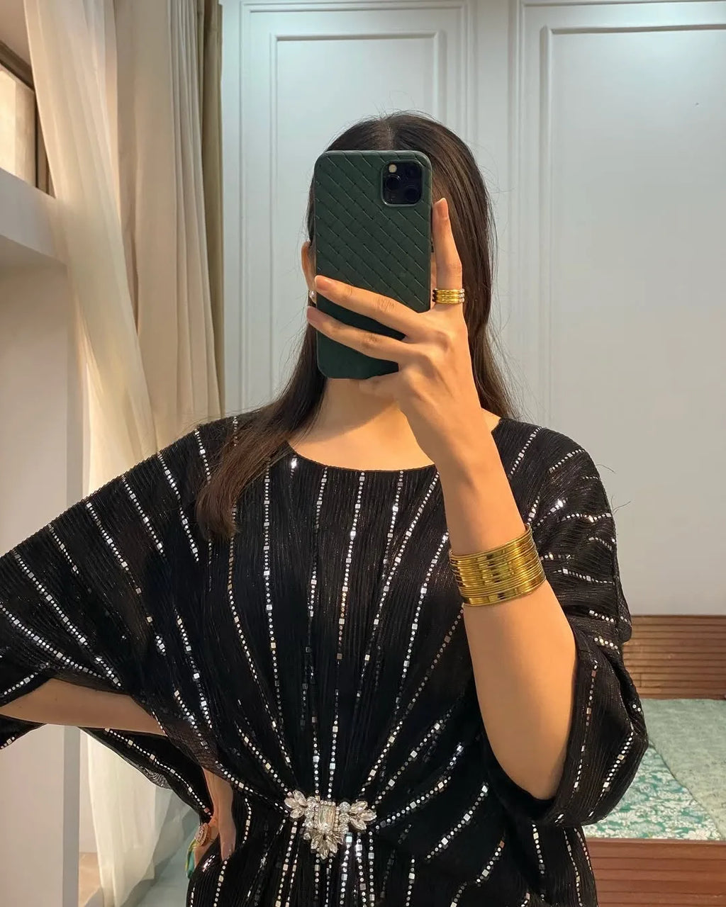 Shimmer Moonlight Fabric (Fancy Party Wear – Soft & Flowing)