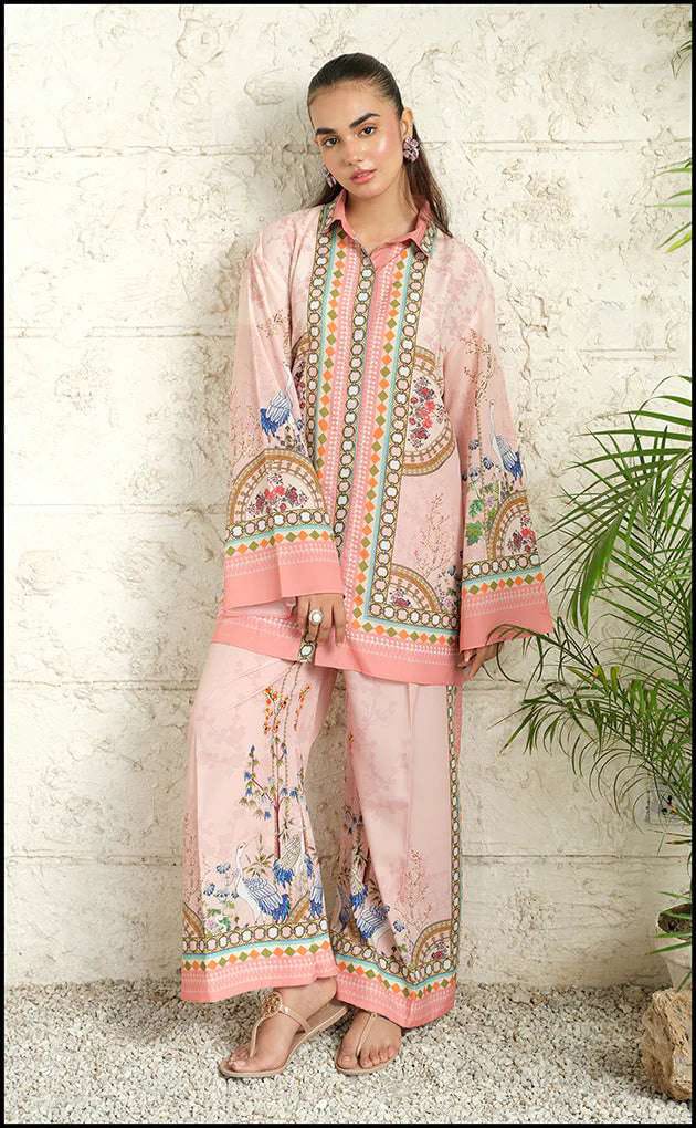 Crepe Digital Print 2-Piece Suit