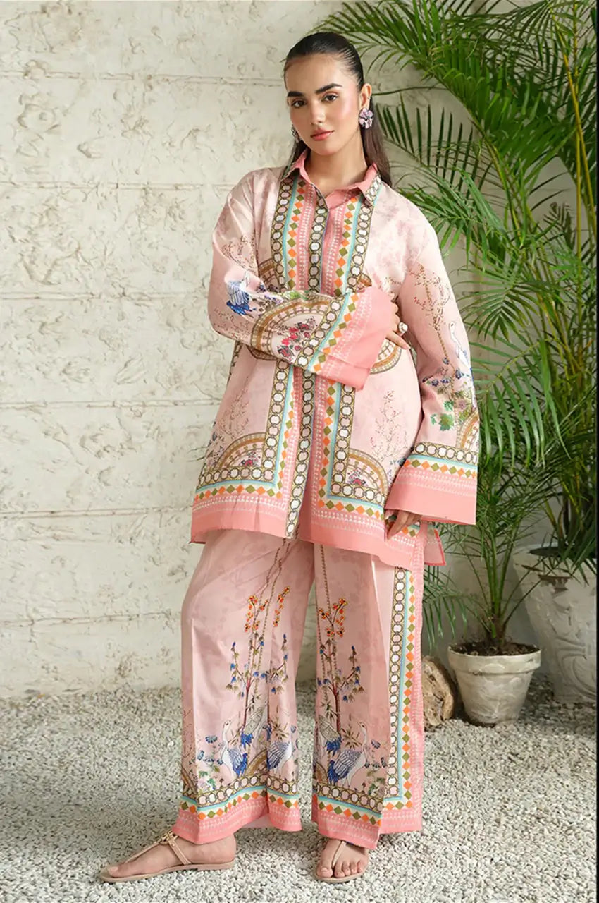 Crepe Digital Print 2-Piece Suit