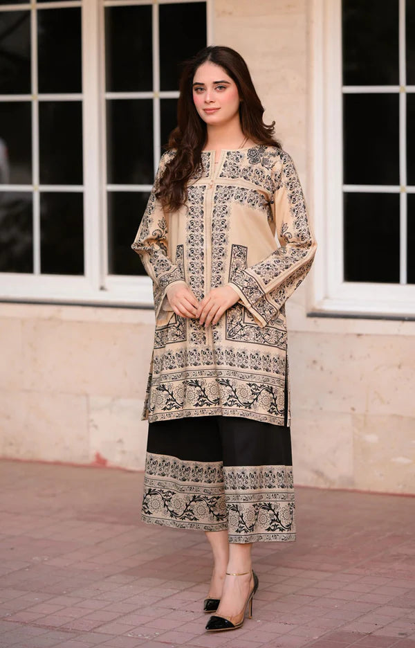 2pc suit cord set digital printed design for women