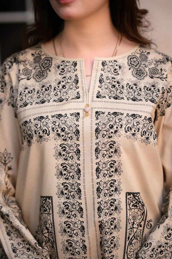 2pc suit cord set digital printed design for women