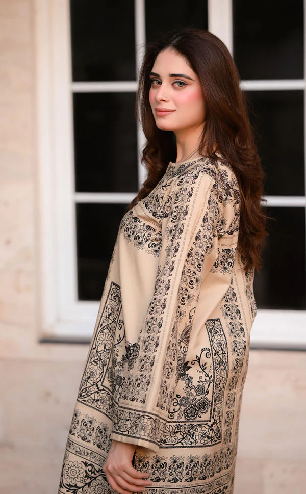 2pc suit cord set digital printed design for women