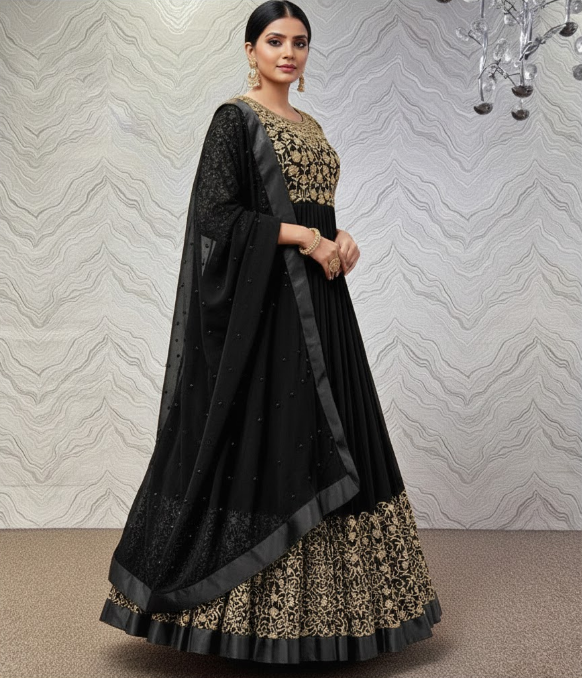 Full Heavy Embroidery Maxi 3 Pcs