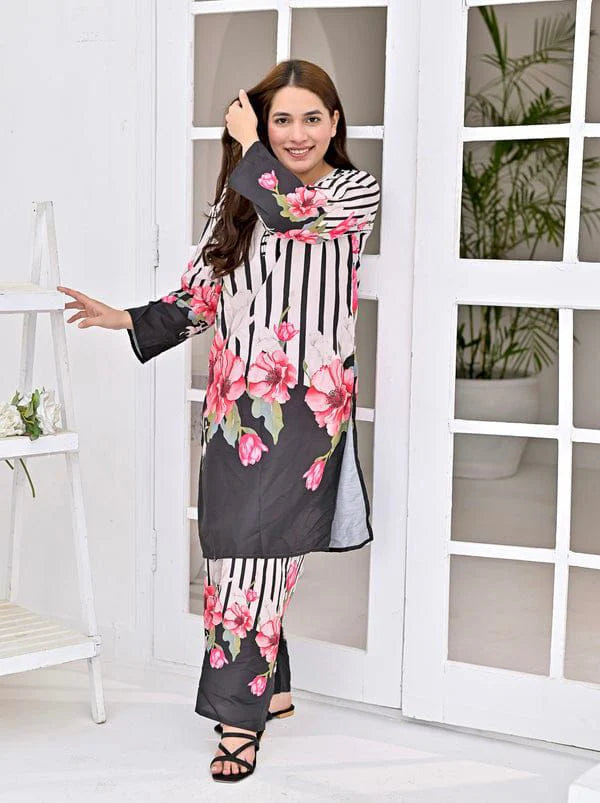 Swiss Lawn 2-PC Suit & Ready to Wear!