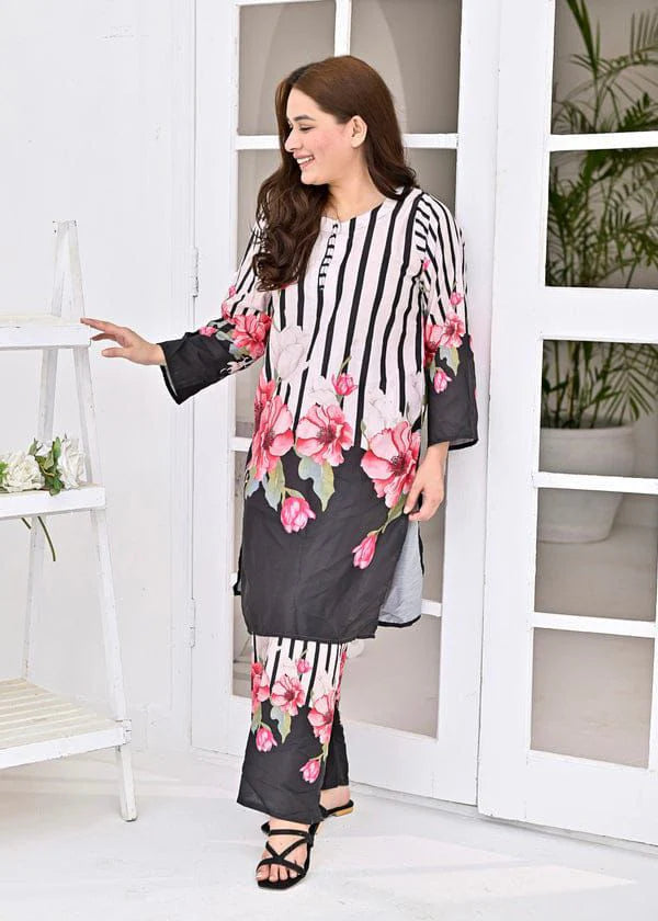 Swiss Lawn 2-PC Suit & Ready to Wear!