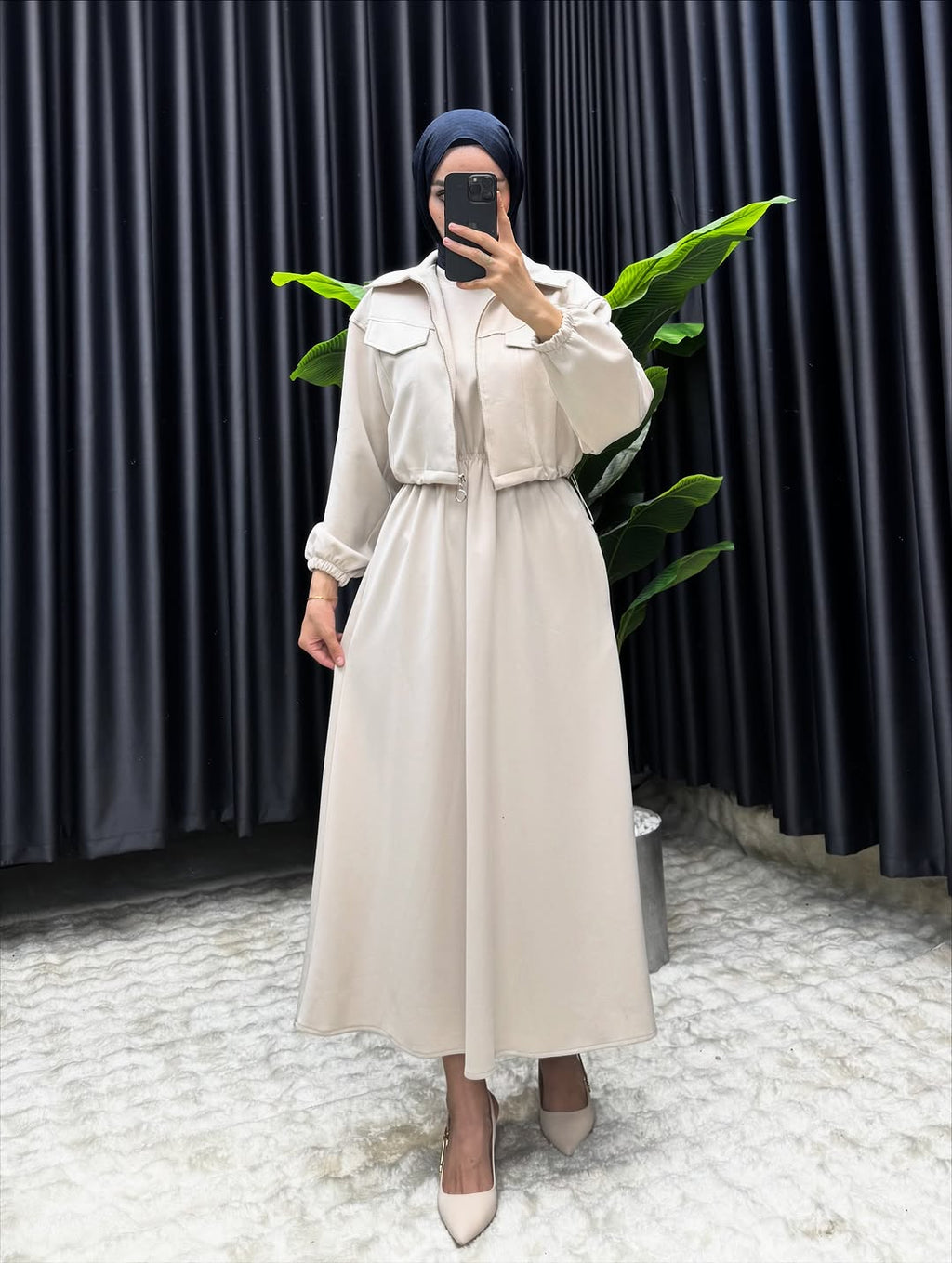 Winter Zipper Coaty 2-Piece – Double Fleece Warm Set | StyleOn Collection