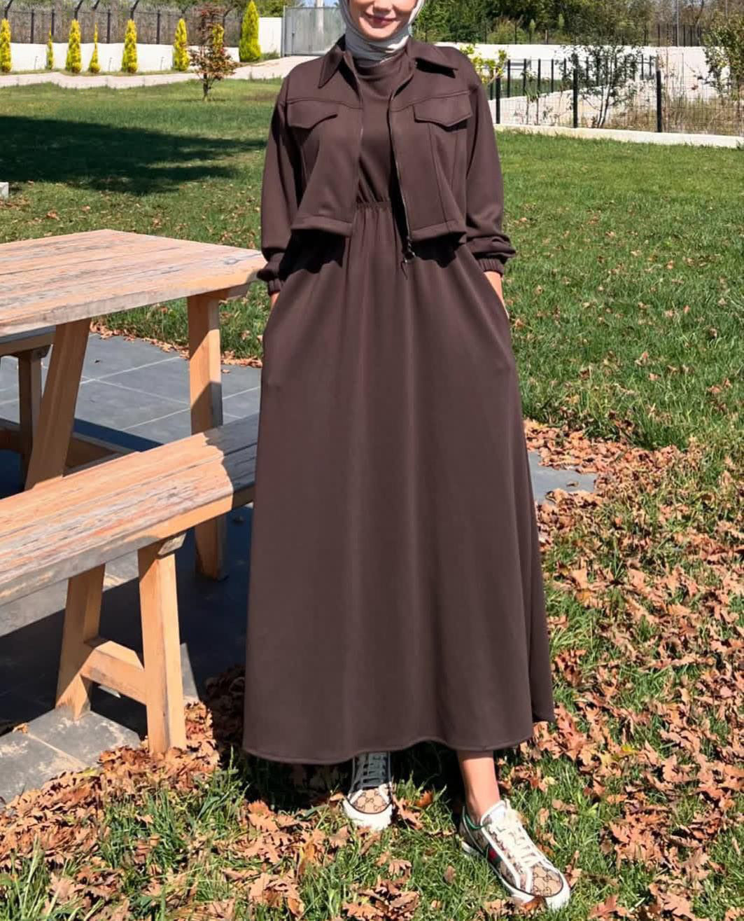 Winter Zipper Coaty 2-Piece – Double Fleece Warm Set | StyleOn Collection