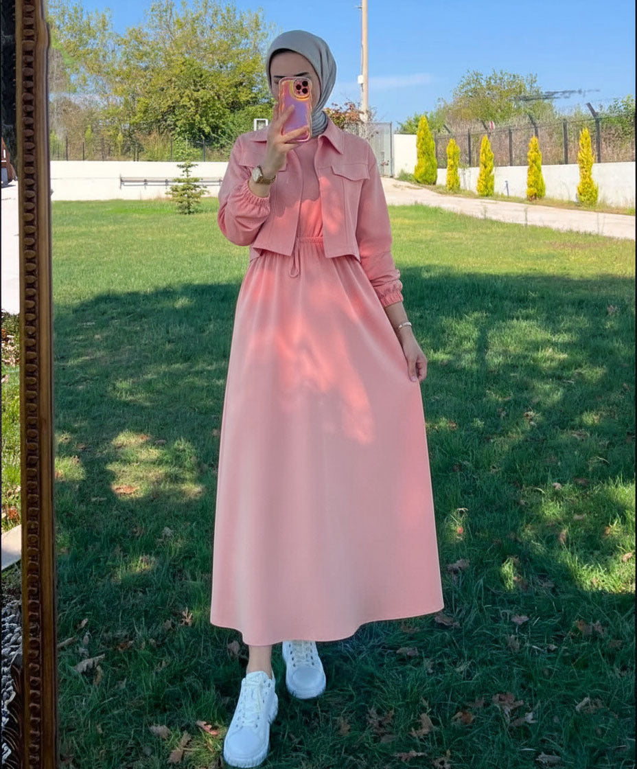 Winter Zipper Coaty 2-Piece – Double Fleece Warm Set | StyleOn Collection