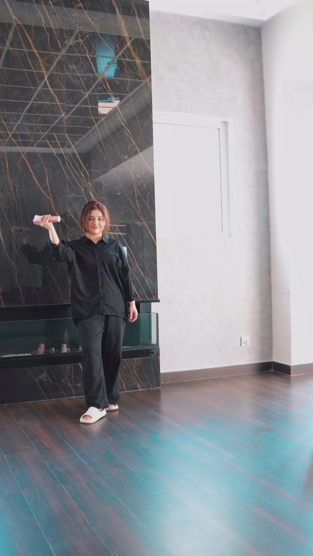 🌸 Printed 3PCs Linen Suit – Shirt, Plazoo & Handbag | StyleOn Collection