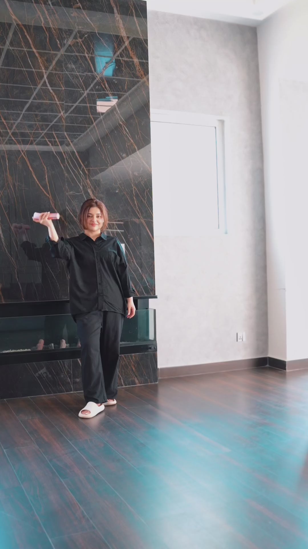 🌸 Printed 3PCs Linen Suit – Shirt, Plazoo & Handbag | StyleOn Collection