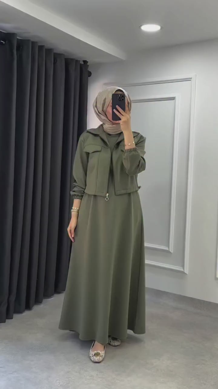 Winter Zipper Coaty 2-Piece – Double Fleece Warm Set | StyleOn Collection