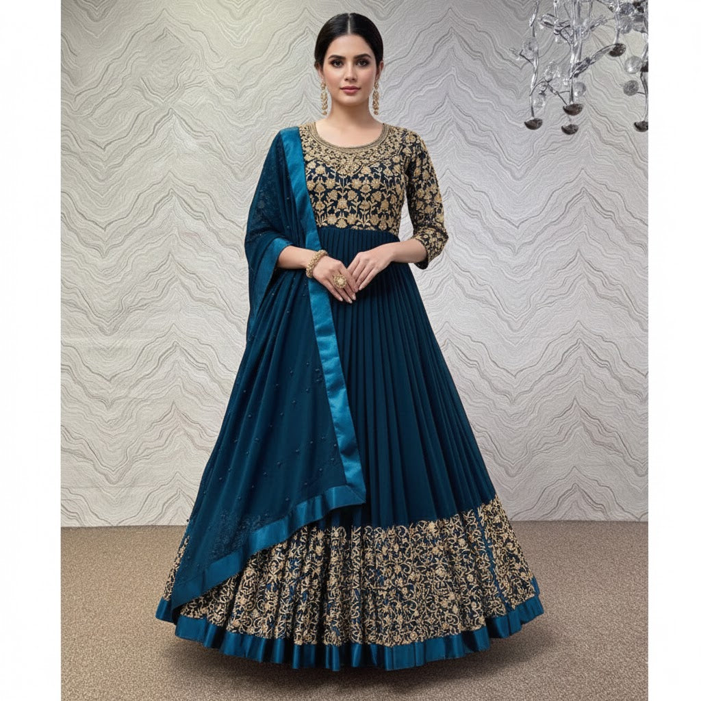 Full Heavy Embroidery Maxi 3 Pcs