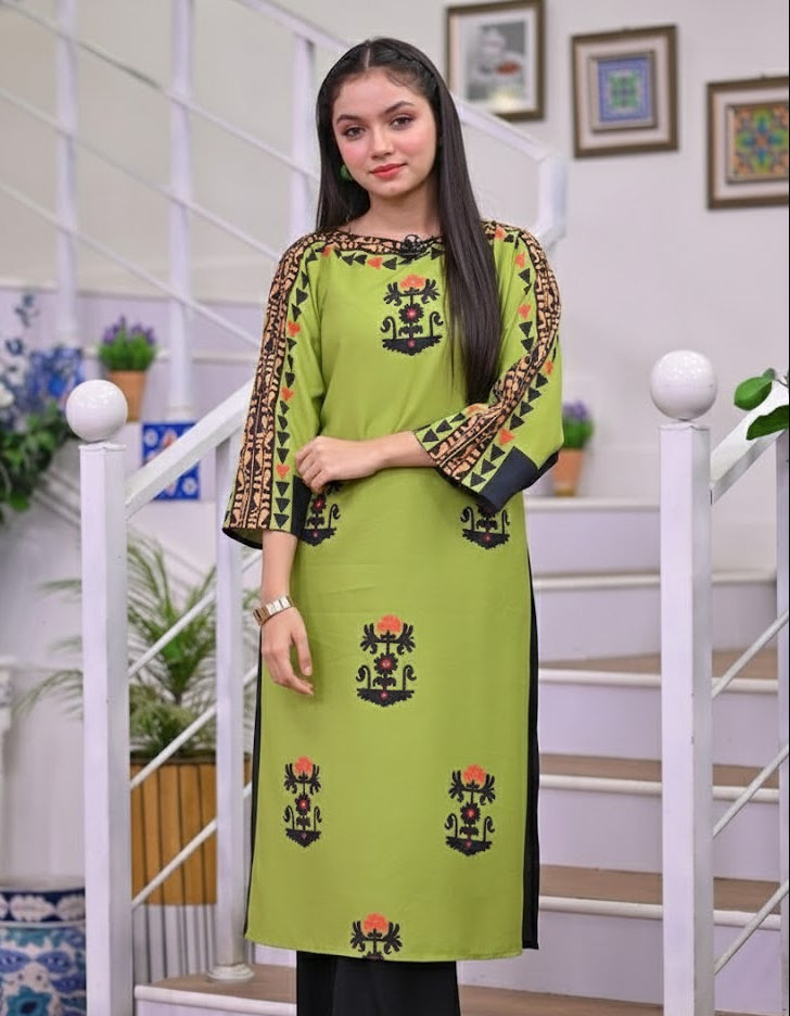 Aina asif stylish dress, green two-piece suit