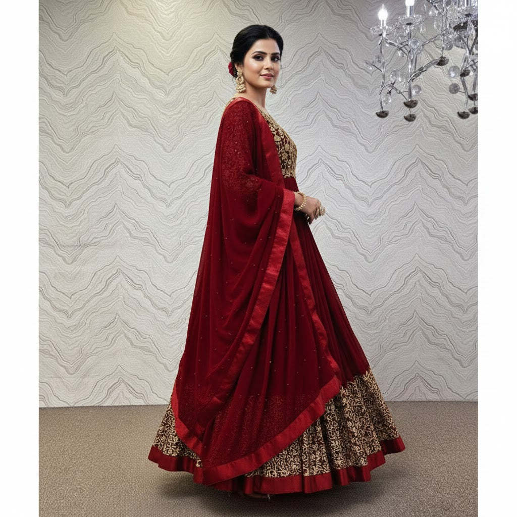 Full Heavy Embroidery Maxi 3 Pcs