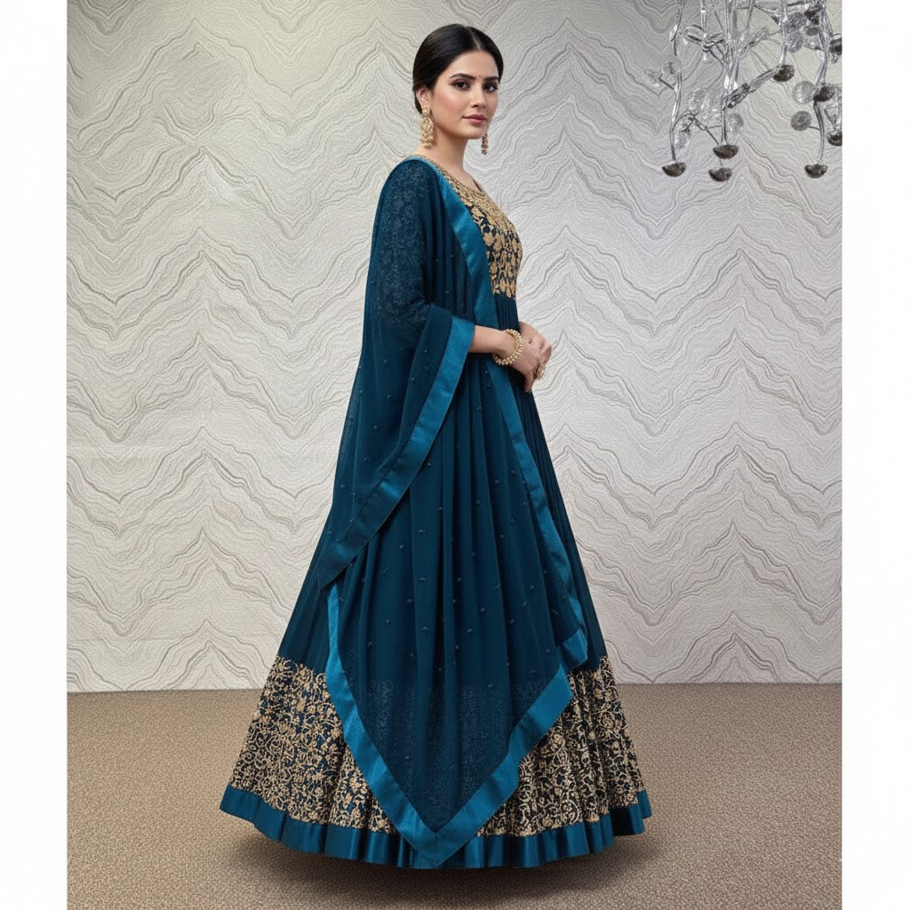 Full Heavy Embroidery Maxi 3 Pcs