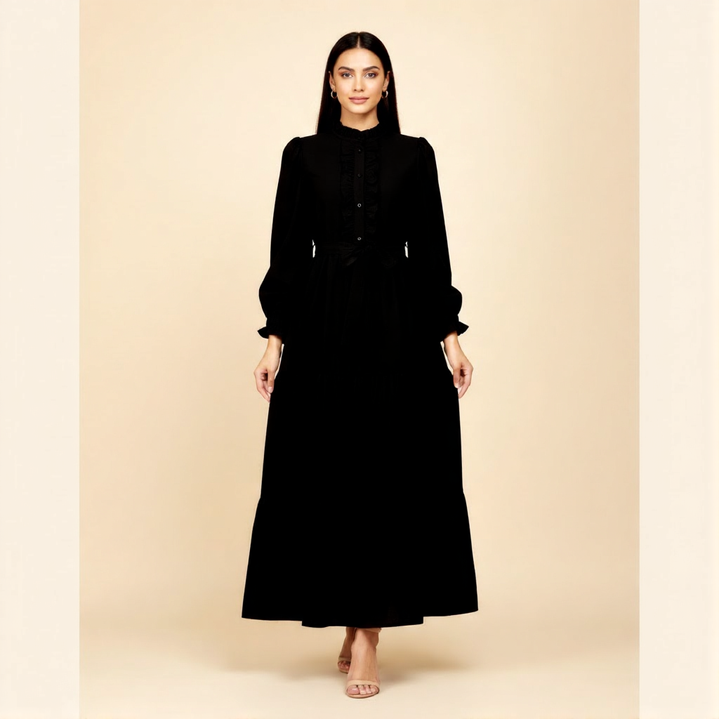 Stitched Stylish Panel Long Frocks for Girl - Casual Frocks for Women